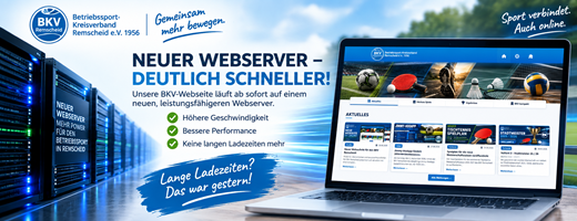 Schneller unterwegs: BKV-Webseite auf neuem Webserver