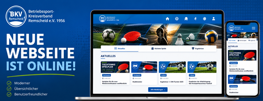 Neuer Webauftritt für den BKV Remscheid!